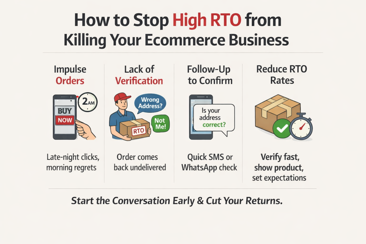 How to Stop High RTO from Killing Your Ecommerce Business