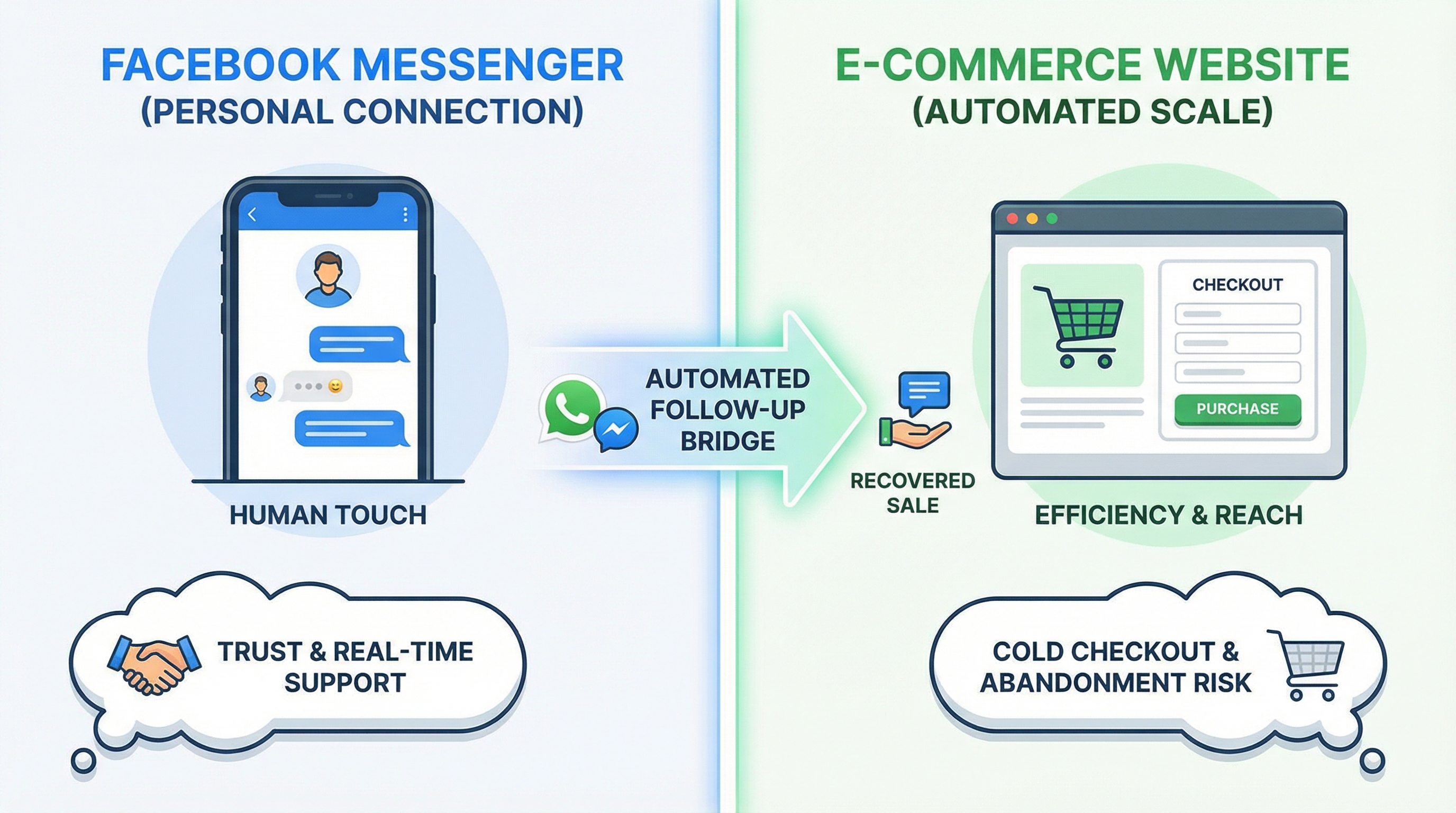 Why Your Sales "Die" When You Move from Facebook Messenger to a Website